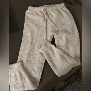 Fuzzy Teddy style pajama lounge pants
